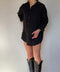 Oversize Basic Poplin Kumaş Gömlek