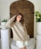 Yuvarlak Yaka Oversize Yumoş Triko Basic Kazak